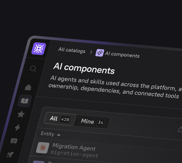 Cortex context graph with AI components catalog
